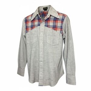 Vintage H.I.S 70s Western shirt. Boho, disco cowboy